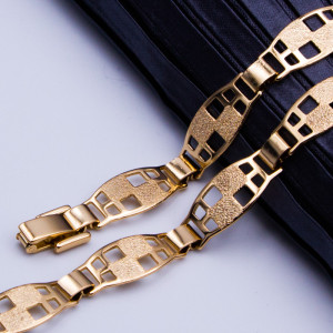 Браслет Xuping№804 19см 10мм оригінальний куплю оптом медичне золото браслети 18К Харків Одеса